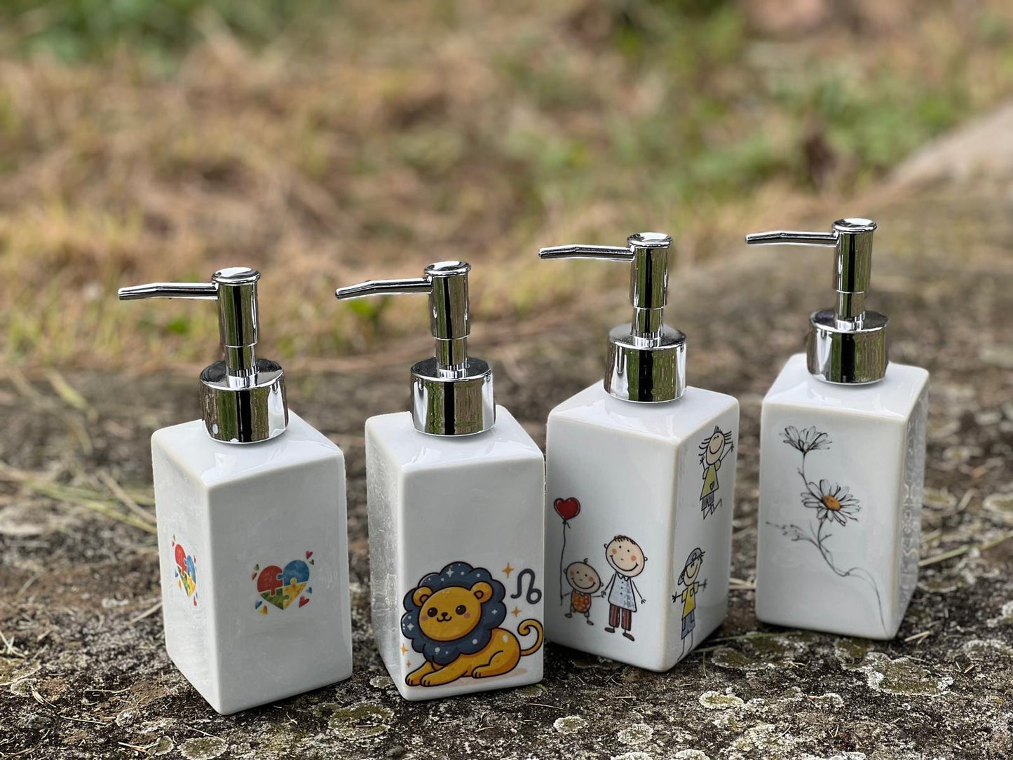 Dispenser sapone quadrato