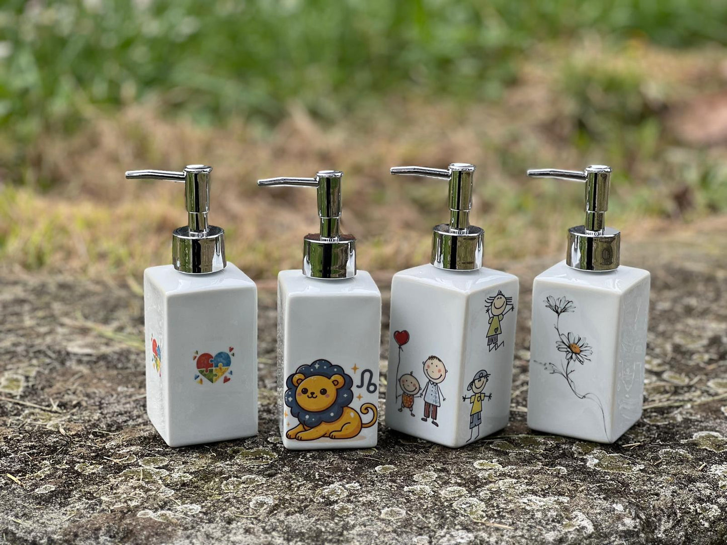 Dispenser sapone quadrato